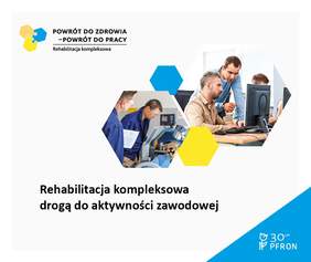 Pokaż zdjęcie: Grafika przedstawia 4 osoby z niepełnosprawnością przy pracy