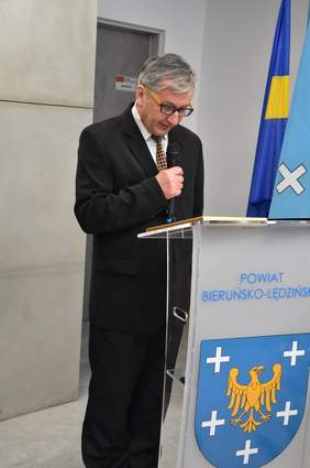 Pokaż zdjęcie: Wystąpienie dyrektora Oddziału Śląskiego PFRON