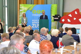 Pokaż zdjęcie: Informacje o nowych programach Funduszu przekazał p.o. Dyrektora Warmińsko-Mazurskiego Oddziału PFRON Janusz Surmacz