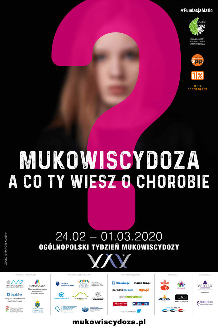 Pokaż zdjęcie: Plak,,Mukowiscydoza - A Co TY Wiesz o Chorobie"