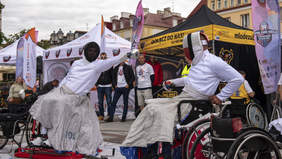 Szermierka na wózkach.