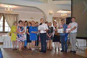 Uczestnicy obchodów Jubileuszu 20-lecia ŚDS w Kolbuszowej