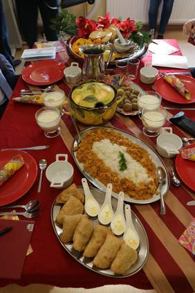 Pokaż zdjęcie: Potrawy serwowane w ramach XVII Wojewódzkiego Konkursu Sztuki Kulinarnej 