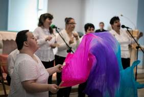 Pokaż zdjęcie: Uczestnicy „Anielskiego Śpiewogrania"