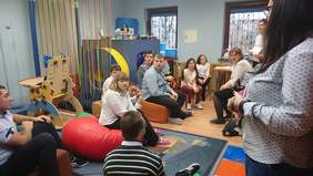 Pokaż zdjęcie: Spotkanie wigilijne w Środowiskowym Domu Samopomocy w Sowczycach