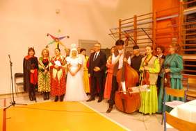 Minister Stanisław Szwed z kapelą