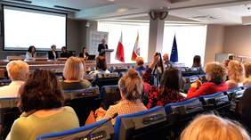 Pokaż zdjęcie: Konferencja Oddziału Świętokrzyskiego PFRON: „Wypożyczalnia technologii wspomagających dla osób z niepełnosprawnością”