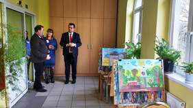 Z wizytą w Domu Pomocy Społecznej w Miłowicach 