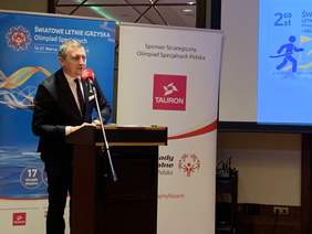 Pokaż zdjęcie: Wystąpienie Tomasza Dąbrowskiego – członeka Zarządu PP SA