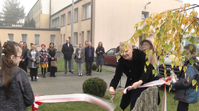 Pokaż zdjęcie: Obchody roku Marii Grzegorzewskiej w SOSW w Jędrzejowie(fot. TV Świętokrzyska) 