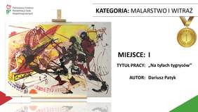 Pokaż zdjęcie: Dariusz Patyk - autor pracy pt.: „Na tyłach tygrysów”