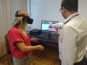 Pokaż zdjęcie: Prezentacja gogli vr