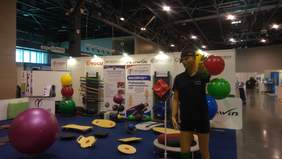 Pokaż zdjęcie: Stanowisko na Targach Rehabilitacyjnych 