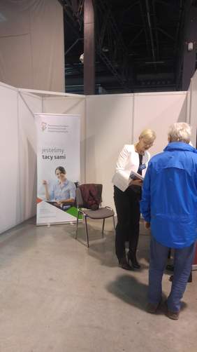 Pokaż zdjęcie: Stanowisko Oddziału Śląskiego PFRON