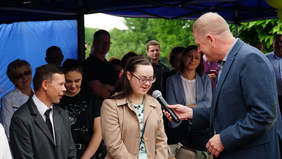 Uczestnicy uroczystości