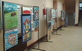 Pokaż zdjęcie: Wystawa prac osób niepełnosprawnych