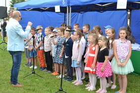 Pokaż zdjęcie: Zespół muzyczny ze Szkoły Podstawowej w Rożentalu