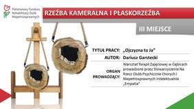 Pokaż zdjęcie: Dariusz Garstecki autor pracy pt.:"Ojczyzna to ja"