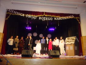 Uczniowie Zespołu Szkół Specjalnych w jasełkach