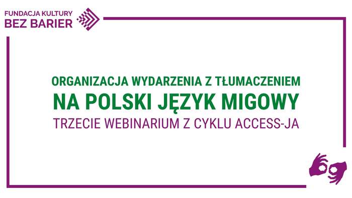 Pokaż zdjęcie: Plakat promujący bezpłatny webinar