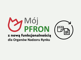 Logotyp z napisem Mój PFRON z nową funkcjonalnością dla organów nadzoru rynku