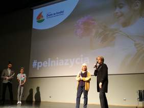 Pokaż zdjęcie: Inauguracja kampanii #Pełnia Życia: przemówienie Prezes Fundacji Dom w Łodzi Jolanty Babińskiej
