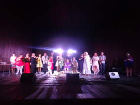 Pokaż zdjęcie: Uczestnicy koncertu "Widzieć muzyką" w Horyńcu-Zdroju