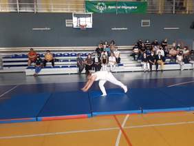 Pokaż zdjęcie: Akrobacje w trakcie zawodów