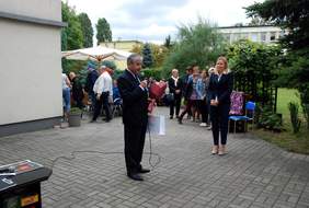 Pokaż zdjęcie: Przemówienie Dyrektora Oddziału Śląskiego PFRON Jana Wrońskiego