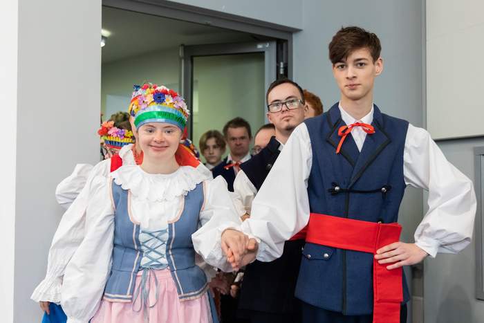 Para z zespołu tanecznego