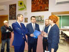 Wizyta Minister Rodziny, Pracy i Polityki Społecznej Elżbiety Rafalskiej w Strzelcach Krajeńskich  