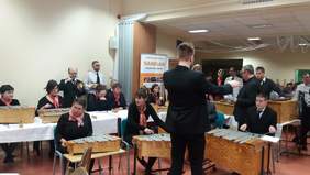 Pokaż zdjęcie: Kolędy zagrała orkiestra perkusyjna "Gamelan"