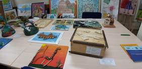 Pokaż zdjęcie: Prace nadesłane na etap wojewódzki XVII edycji Ogólnopolskiego Konkursu Plastycznego „Sztuka Osób Niepełnosprawnych”