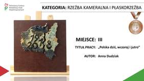 Pokaż zdjęcie: Anna Dudziak - autor pracy pt.: „Polska dziś, wczoraj i jutro”