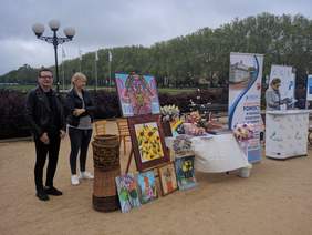 Pokaż zdjęcie: Rękodzieło uczestników WTZ w Płoni