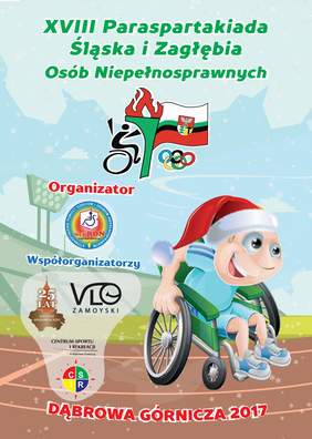Plakat - zaproszenie na Paraspartakiadę osób niepełnosprawnych