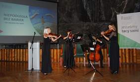 Pokaż zdjęcie: Występ kwartetu "Forum Kwartet"