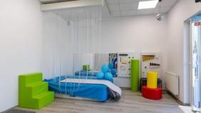 Pokaż zdjęcie: Sala ze sprzętem do rehabilitacji