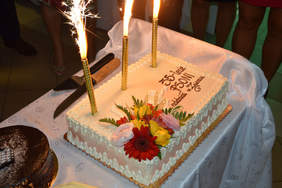 Pokaż zdjęcie: jubileuszowy tort 