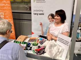 Pokaż zdjęcie: Gdyńskie Targi Pracy, Edukacji i Przedsiębiorczości - Stanowisko PFRON