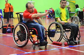 Międzynarodowe Zawody Niepełnosprawnych w Bocci w Zielonej Górze 