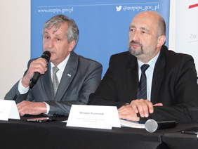 Dyrektorzy Mirosław Przewoźnik i Jan Wroński