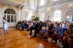 Zdjęcie z poprzedniej edycji konkursu - goście i uczestnicy uroczystego rozdania nagród