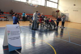 Zawodnicy Ogólnopolskiego Turnieju Bocci