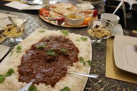 Pokaż zdjęcie: Potrawy serwowane w ramach XVII Wojewódzkiego Konkursu Sztuki Kulinarnej 