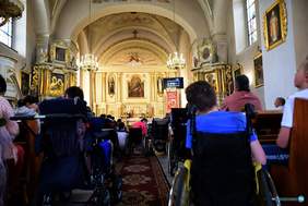 Pokaż zdjęcie: Uroczyste obchody 20-lecia działalności Stowarzyszenia "Przystań" z Tymbarku.