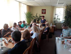 Uczestnicy spotkania Koalicji Wsparcia Na Rzecz Osób Niepełnosprawnych.