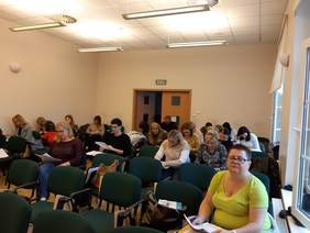 Pokaż zdjęcie: Wykłady w ramach II edycji studiów podyplomowych „Specjalista ds. zarządzania rehabilitacją” 