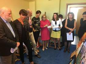 Pokaż zdjęcie: Wojewódzka Komisja Konkursowa XV edycji Konkursu Plastycznego „Sztuka Osób Niepełnosprawnych