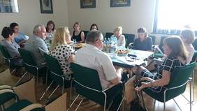 Pokaż zdjęcie: Konsultacje nowego programu "Zajęcia klubowe w WTZ" w Oddziale Małopolskim PFRON